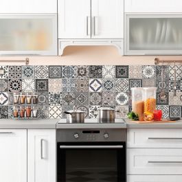STICKER AZULEJOS VINTAGE 45X180CM