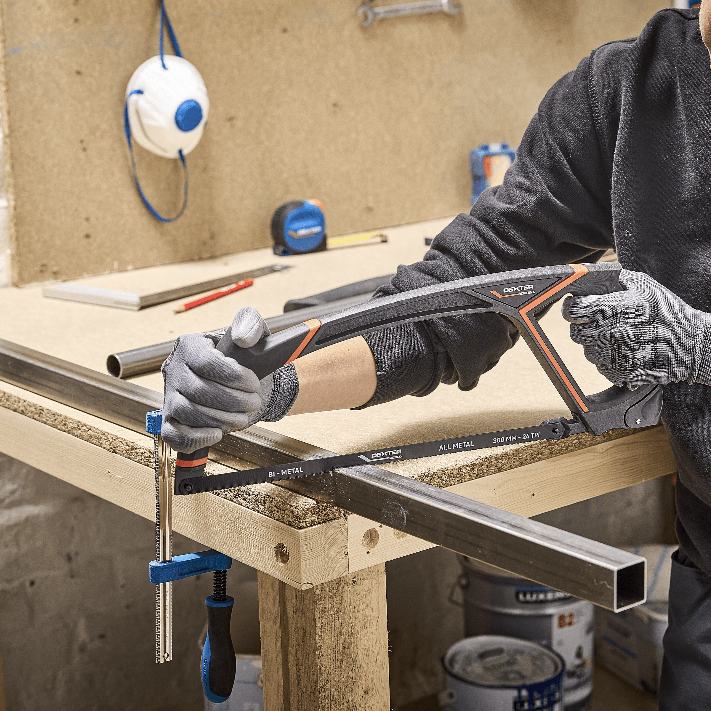 Dexter Pro 300mm wire cutters for harder metals, bi-metal, with ergonomic double-grip handles
