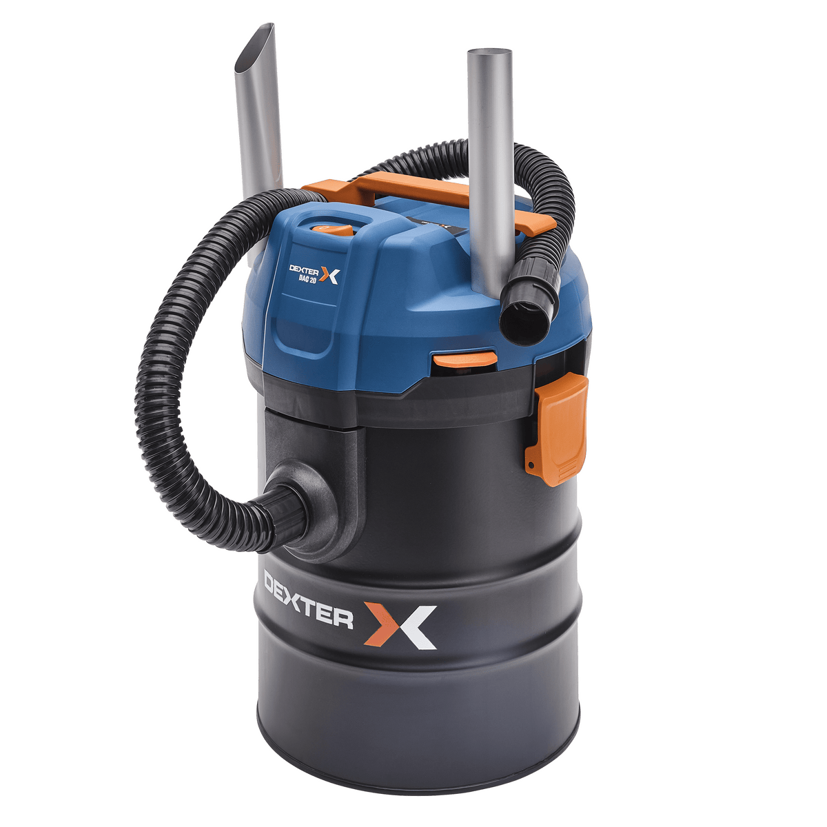 Aspiratore/ aspiracenere da 20 l. dexter 1400 w con serbatoio in metallo