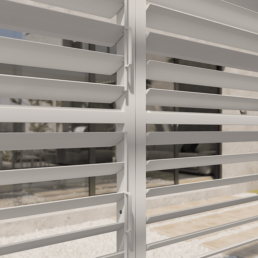 Side panel for the Clima Astra lean-to pergola, 300/393, white