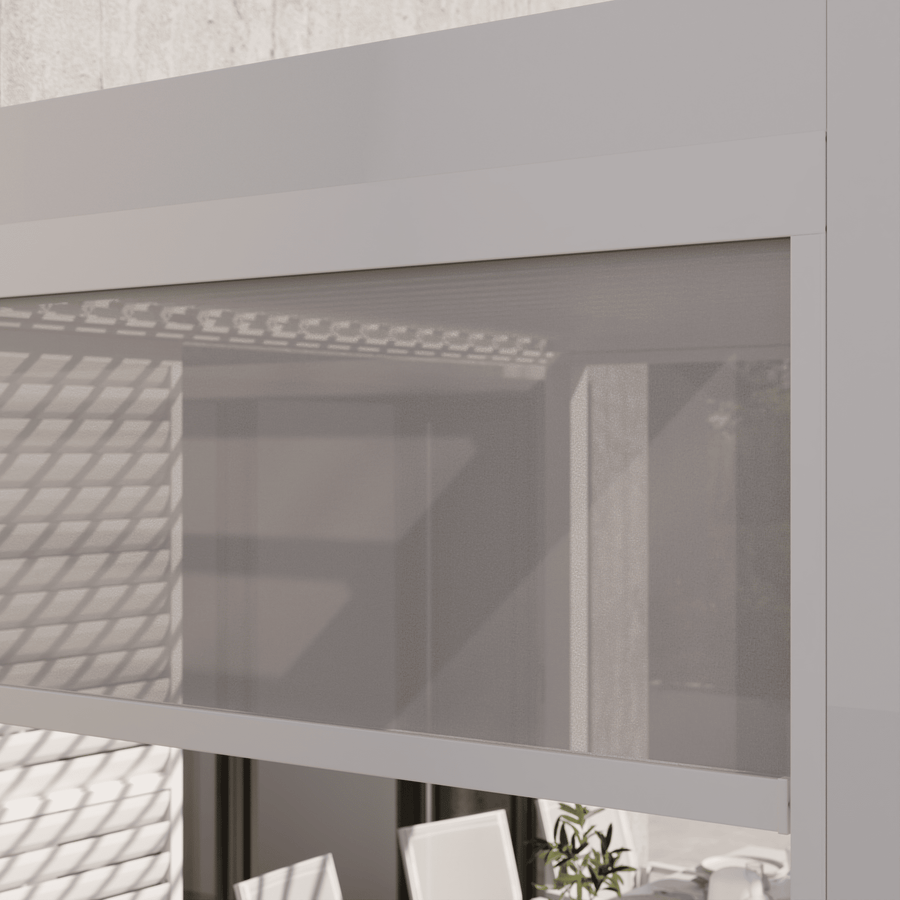 3-metre white ‘Clima Astra’ pergola awning