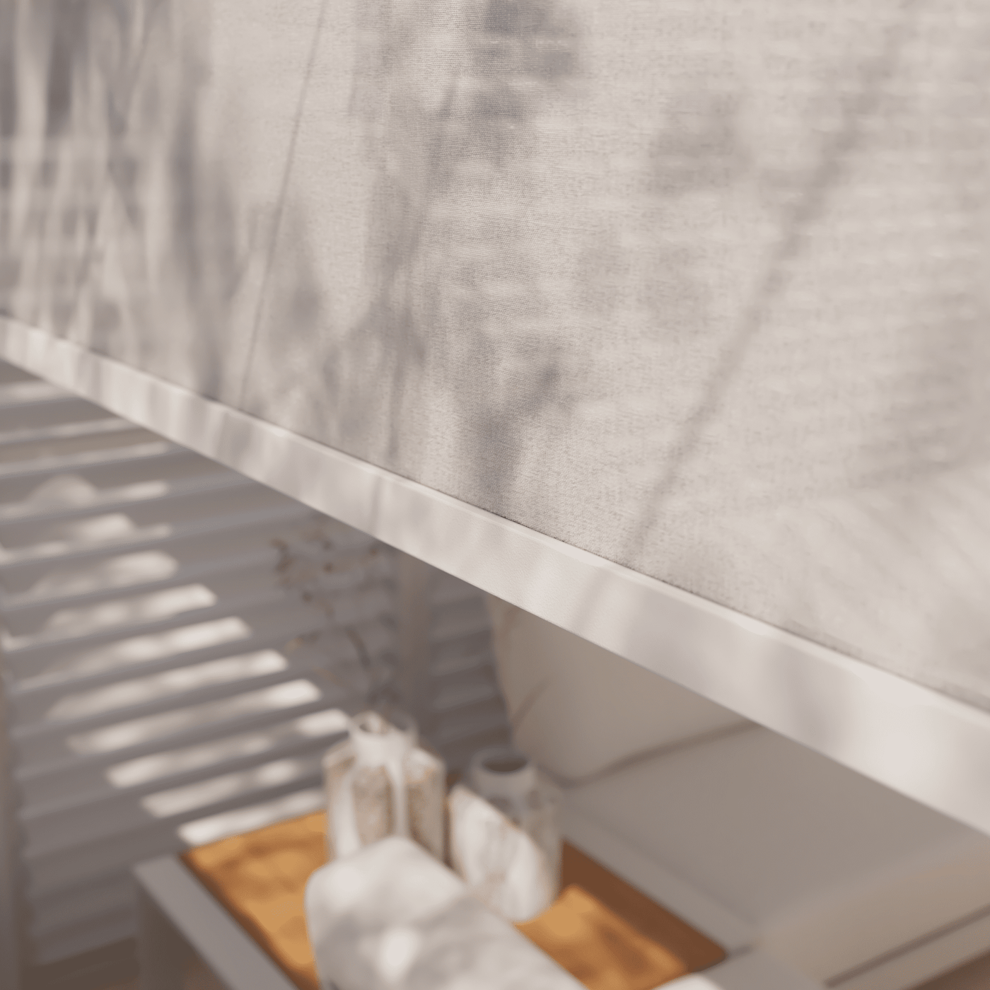 3-metre white ‘Clima Astra’ pergola awning