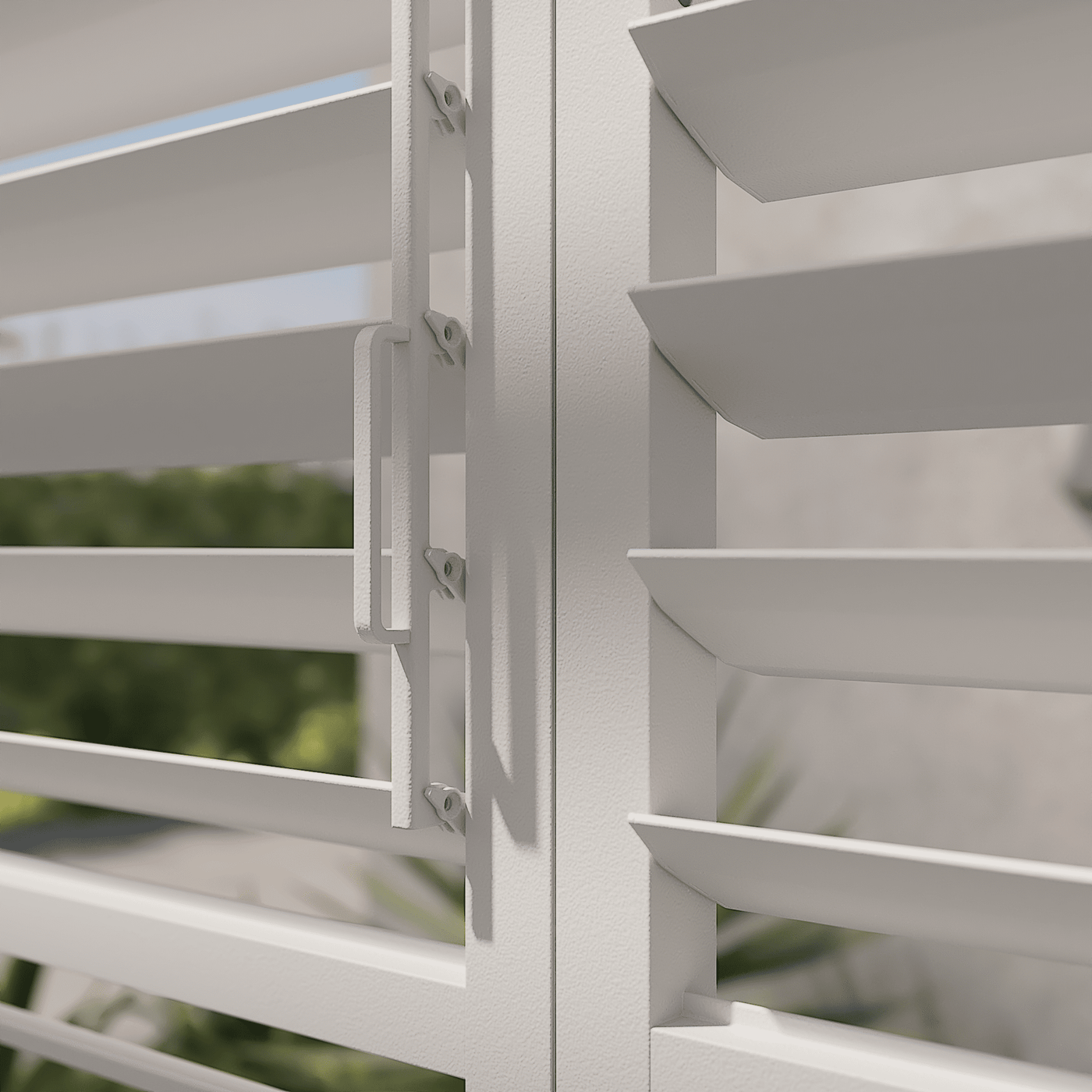 Side panel for the Clima Astra lean-to pergola, 300/393, white