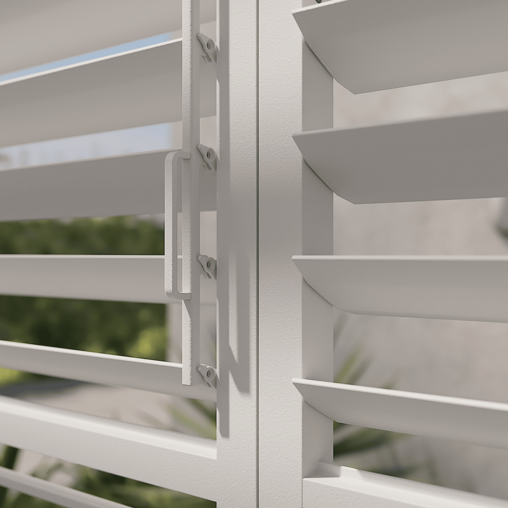 Side panel for the Clima Astra lean-to pergola, 300/393, white