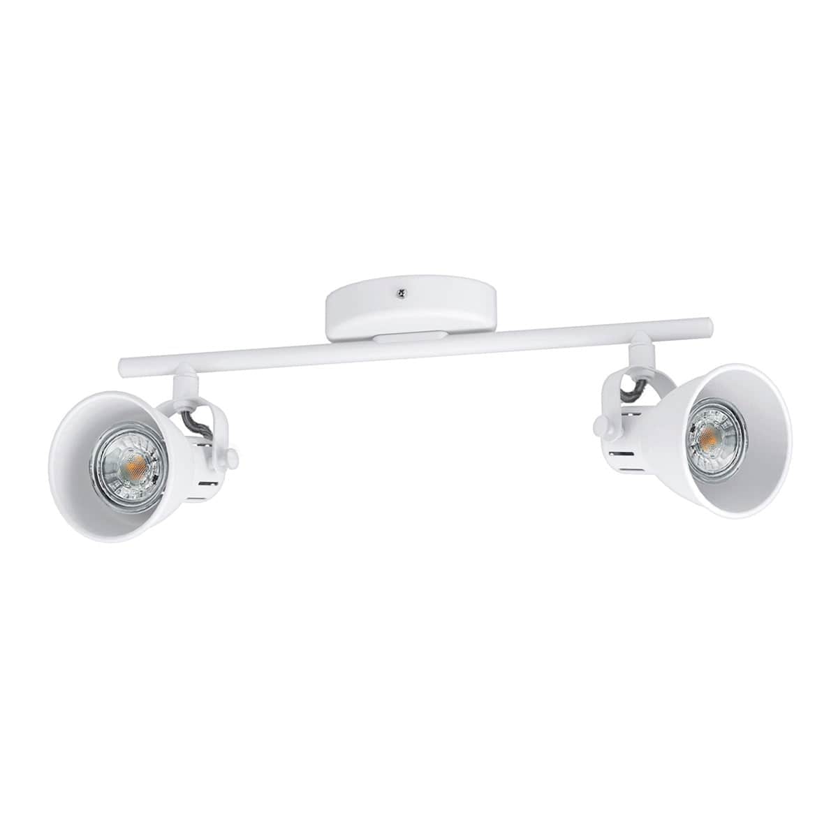 Bricocenter FARETTI SERAS METALLO BIANCO 2XGU10=3.3W