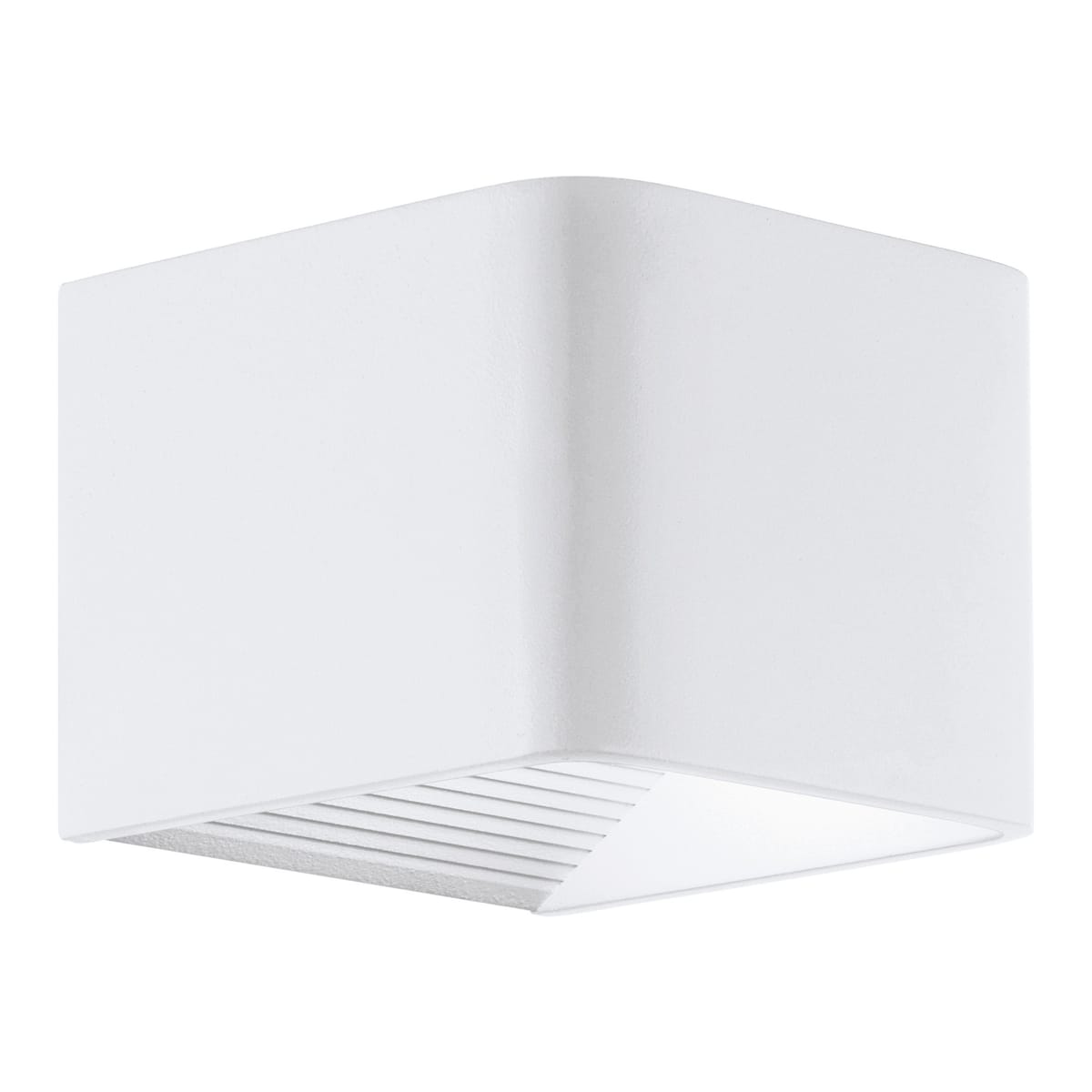 Bricocenter DONINNI ALUMINIUM WALL LIGHT WHITE 12X13XH7,5CM LED 6W WARM LIGHT IP55