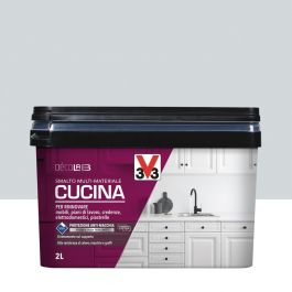 KITCHEN FURNITURE ENAMEL LIGHT GREY SATIN 2 L