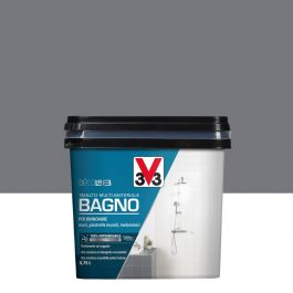 BATHROOM WALL AND TILE ENAMEL DARK GREY SATIN 750 ML