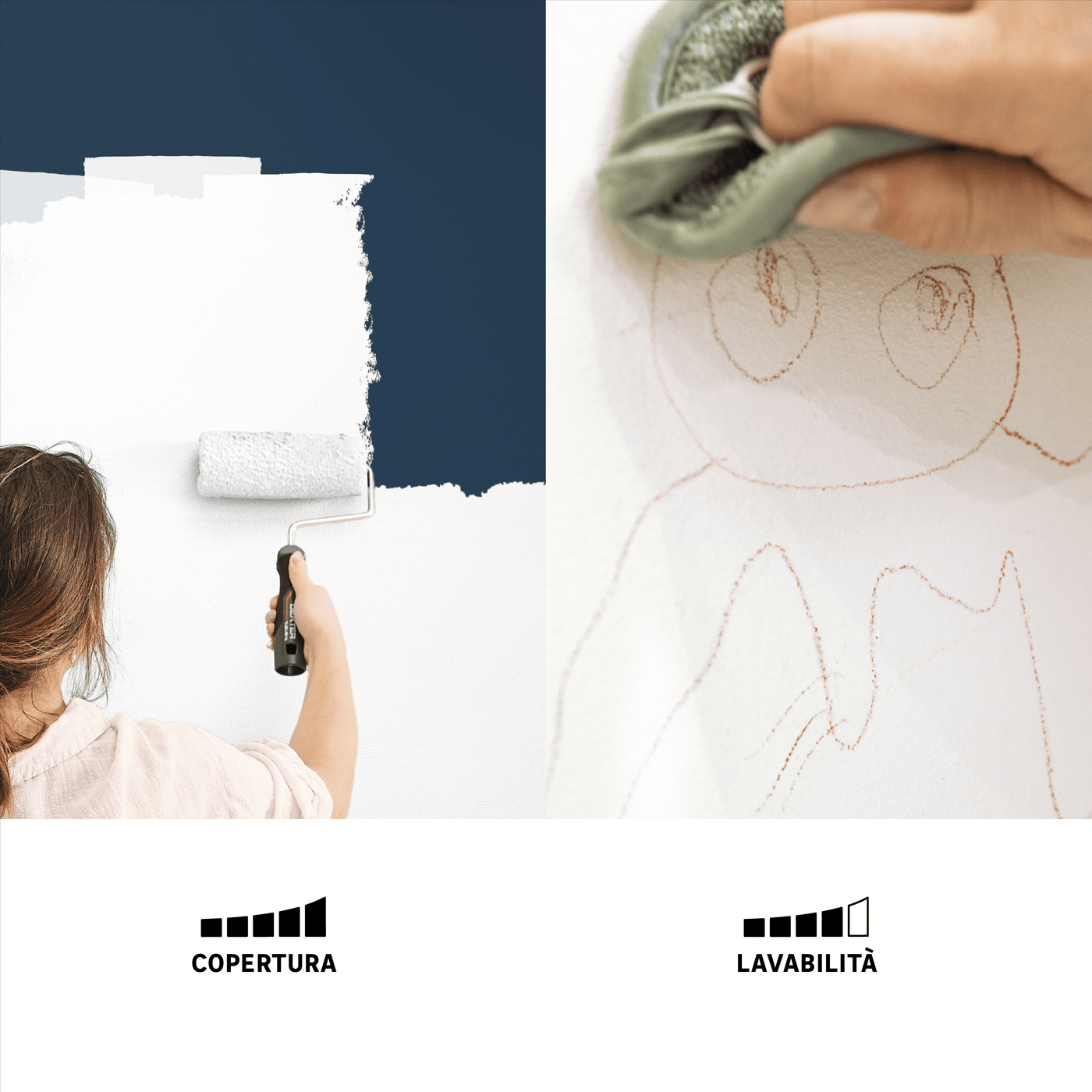 Superwashable white paint manounica luxens 4lt