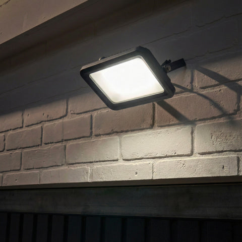Yonkers grey aluminium spotlight, 16.3 x 6.7 cm, 50W LED, CCT, IP65