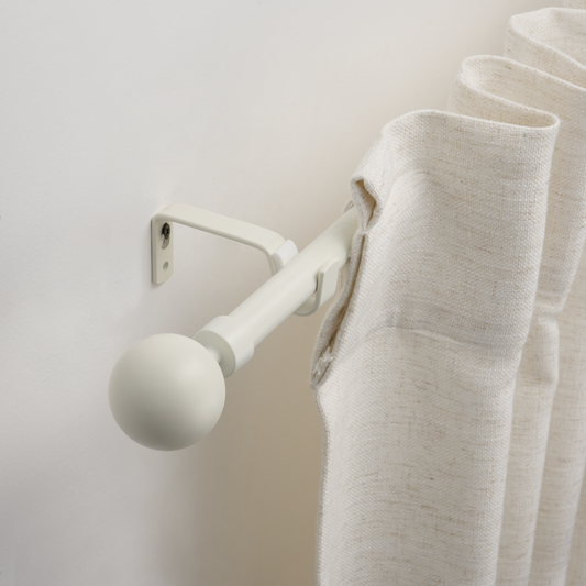 Metal ball re-hanging kit, matt white, d16/19, 210–385 cm