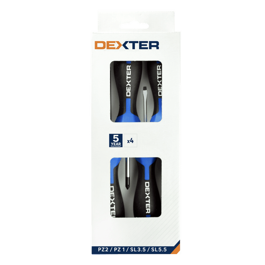 Set of 4 Dexter screwdrivers