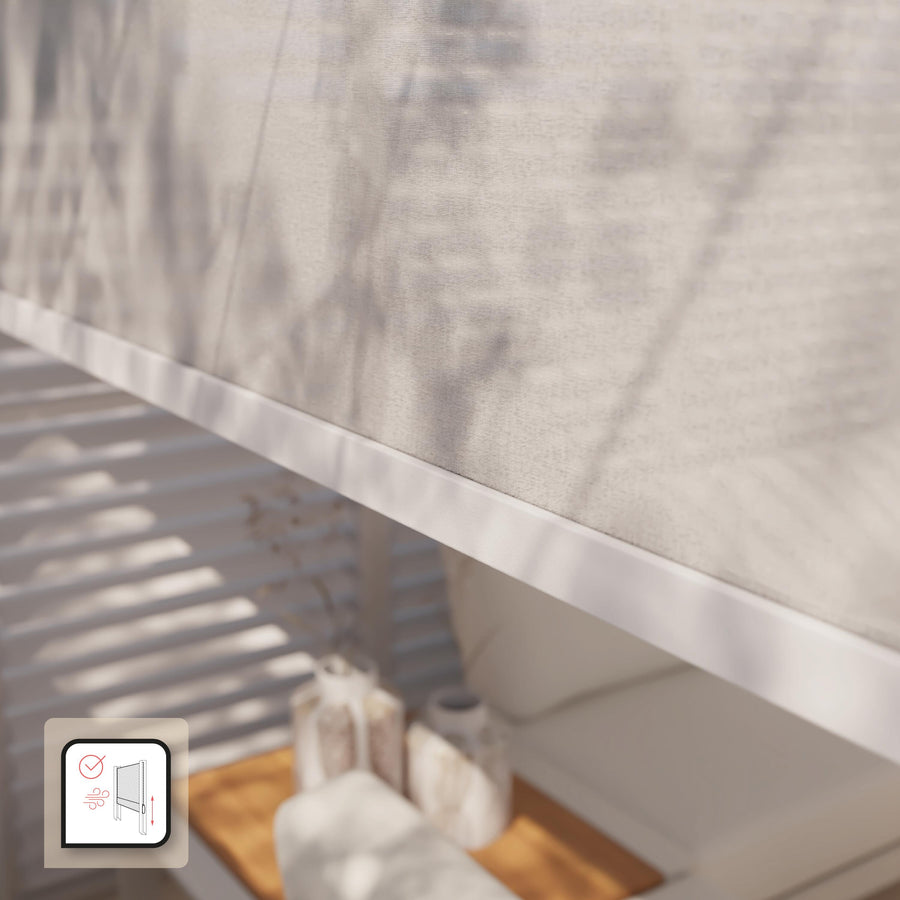 4-metre white side awning for the Clima Astra pergola