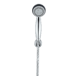 RYCO SHOWER MINIKIT CHROME WITH 3-JET HAND SHOWER+FLEXIBLE+STAND