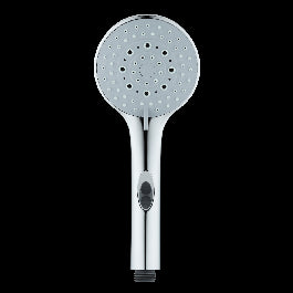 HAND SHOWER CINCO CHROME 5 JETS DIA 9,5CM EASY CLEAN AQUASTOP