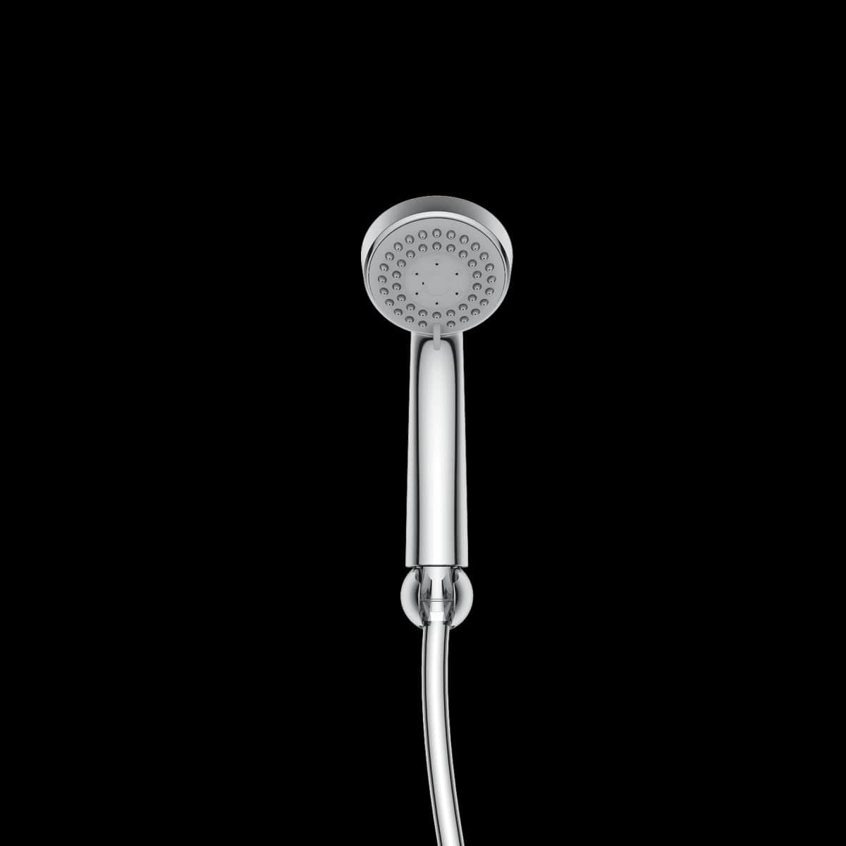 Bricocenter MINIKIT EDY 3-SPRAY HAND SHOWER CHROME HOLDER AND FLEXIBLE HOSE
