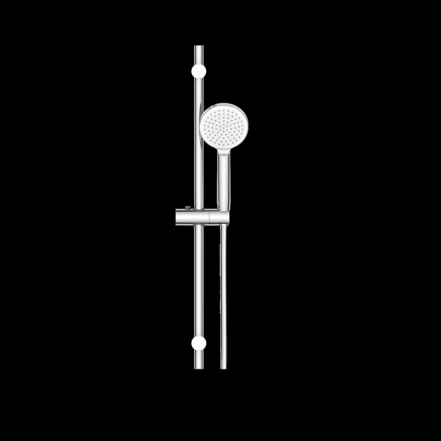 Bricocenter ESSENTIAL CHROME SLIDING RAIL CHROME/WHITE HAND SHOWER 1 JET SENSEA