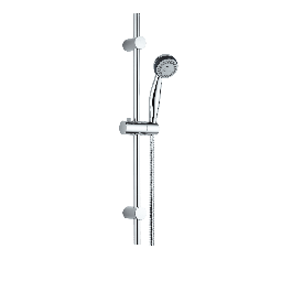 RYCO SHOWER SLIDING RAIL WITH 3-JET HAND SHOWER CHROME