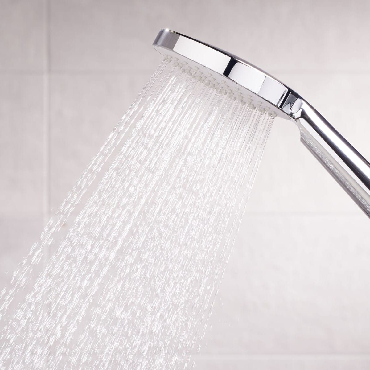 Bricocenter ESSENTIAL CHROME SLIDING RAIL CHROME/WHITE HAND SHOWER 1 JET SENSEA