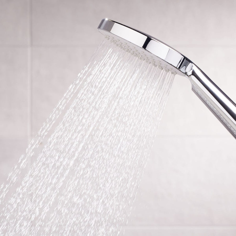 Bricocenter ESSENTIAL CHROME SLIDING RAIL CHROME/WHITE HAND SHOWER 1 JET SENSEA