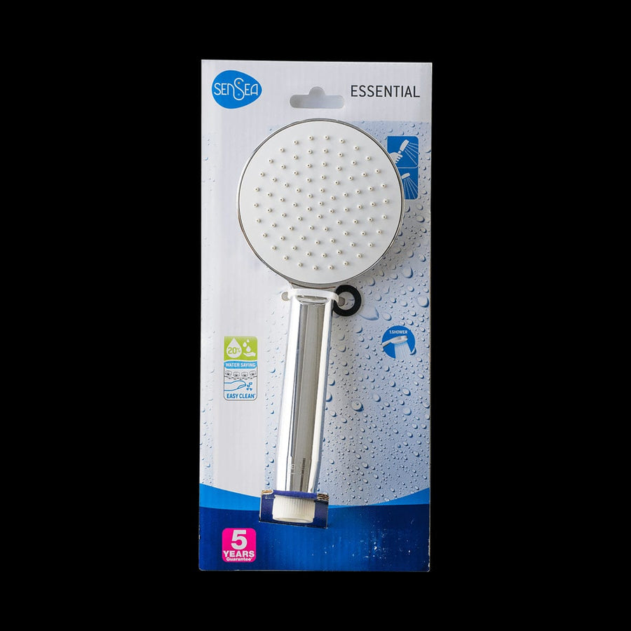 Bricocenter HAND SHOWER ESSENTIAL CHROME 1 JET DIA 9,5 CM EASY CLEAN
