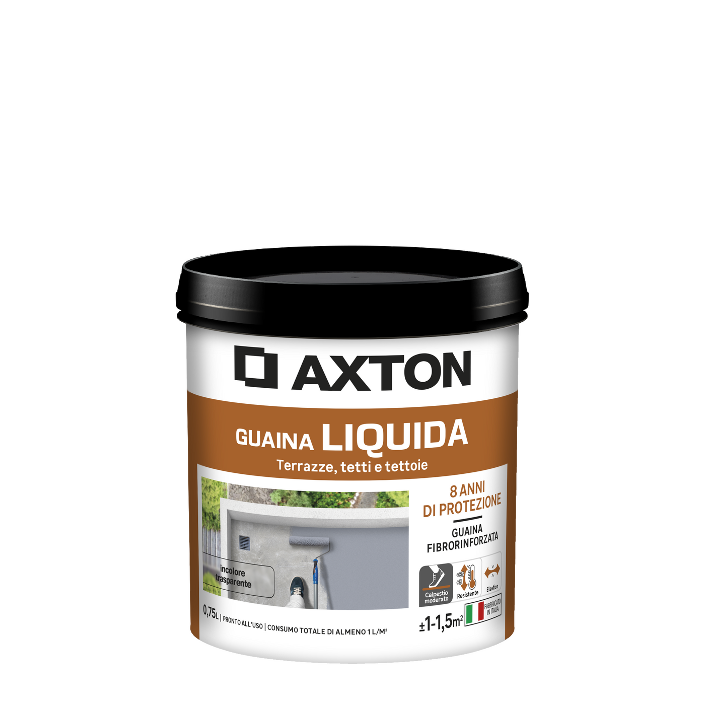 Axton 750 ml transparent liquid waterproofing coating