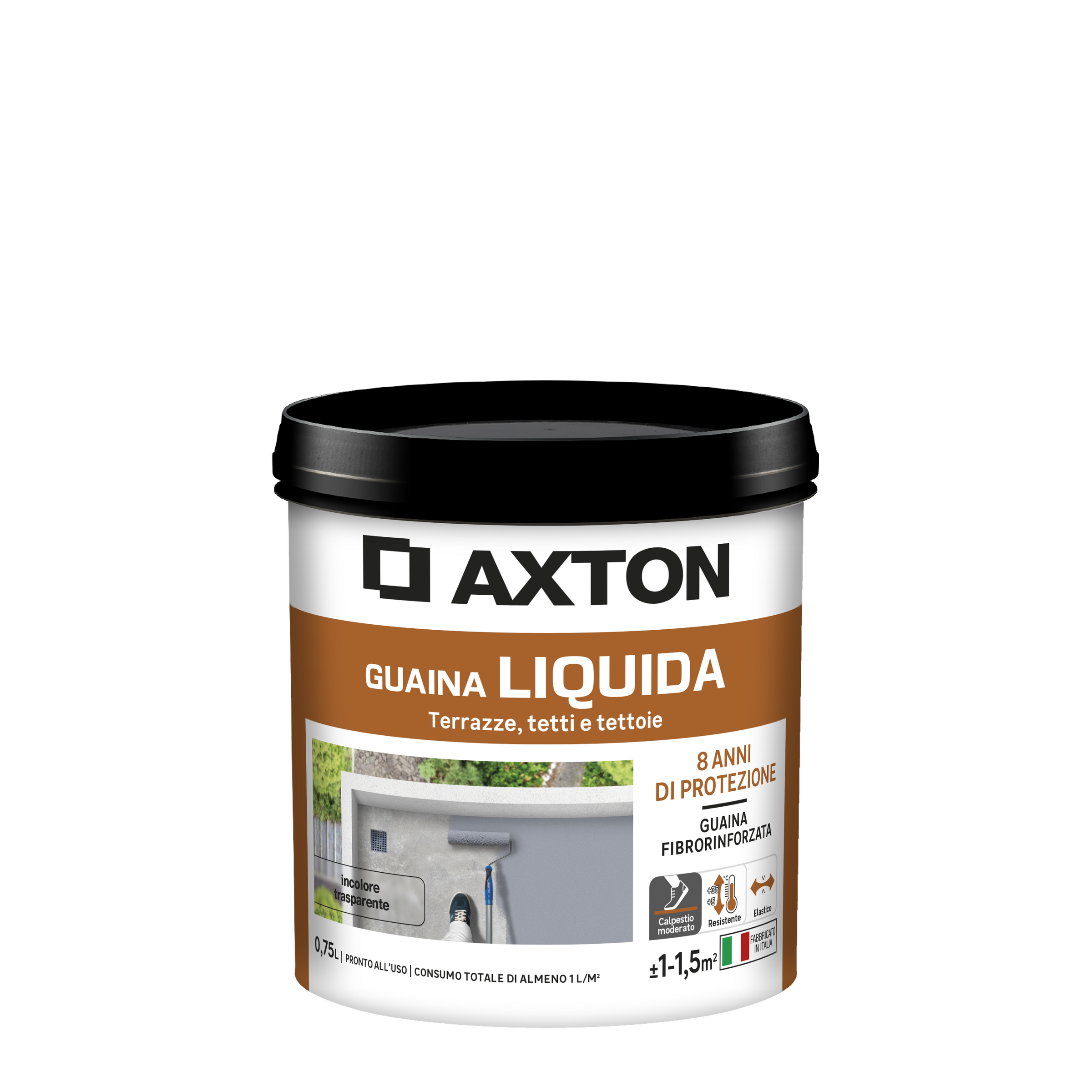 Axton 750 ml transparent liquid waterproofing coating