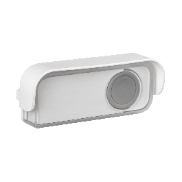 BATTERY-OPERATED LUMINOUS WIRELESS DOORBELL KIT 7 CHIMES WHITE EVOLOGY