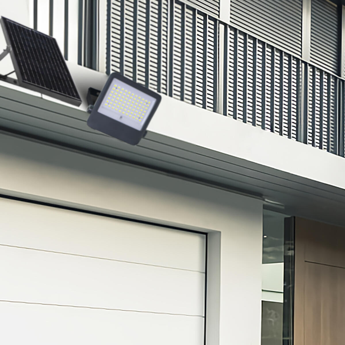 Elyon solar floodlight, LED, 1500lm, natural light, IP65