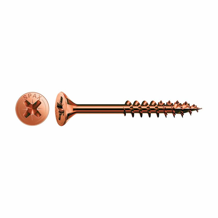Bricocenter BRONZED POZI SCREWS 5X80 L 50 PCS.