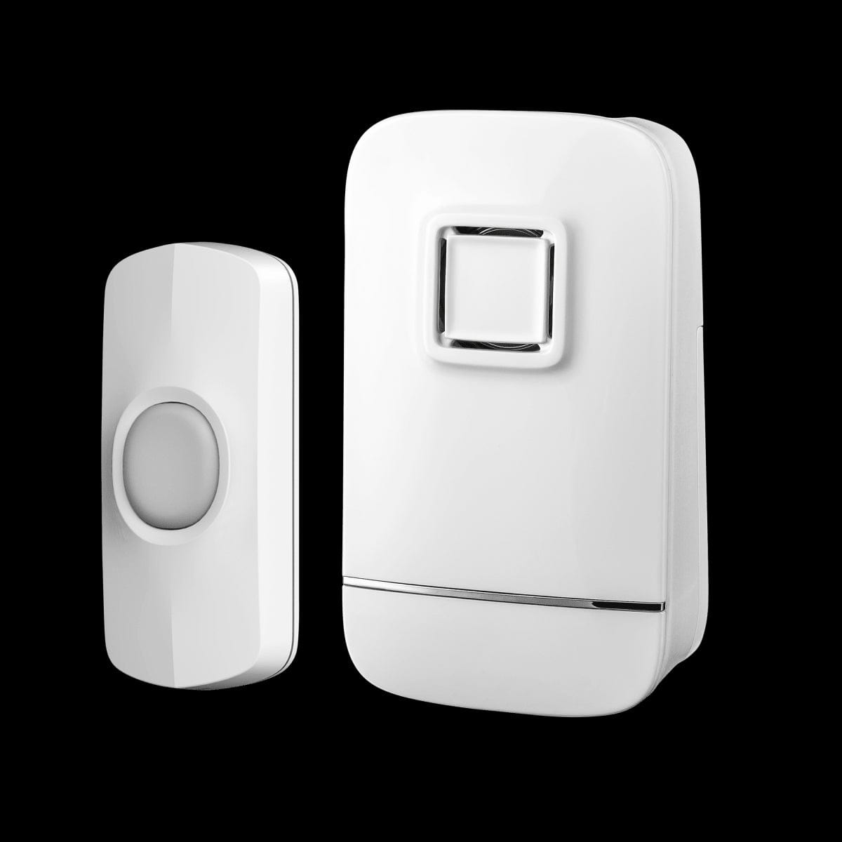 Bricocenter BATTERY-OPERATED WIRELESS DOORBELL KIT WITH 32 CHIMES IP44 LED INDICATOR