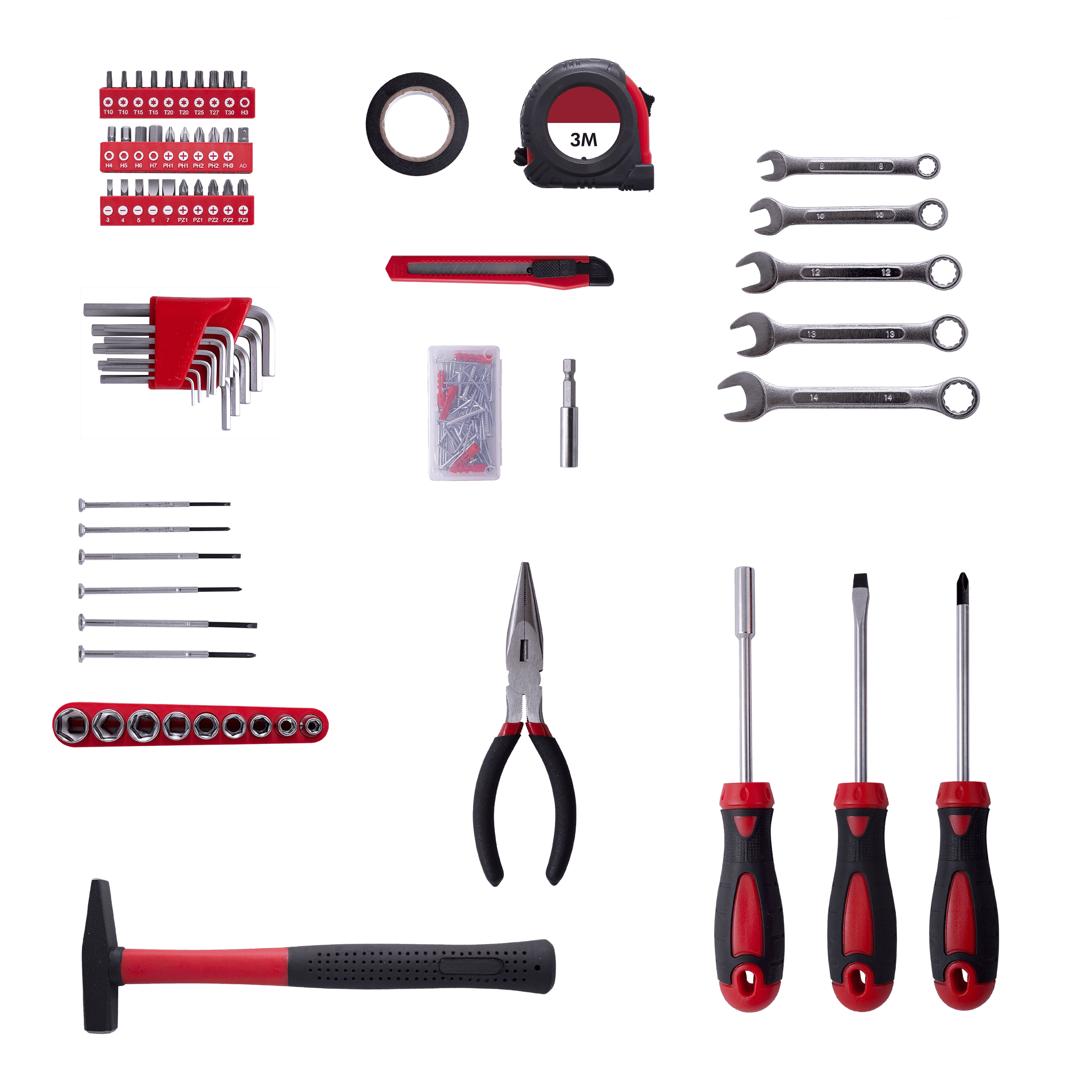 Dexter 71-piece hand tool set in a box