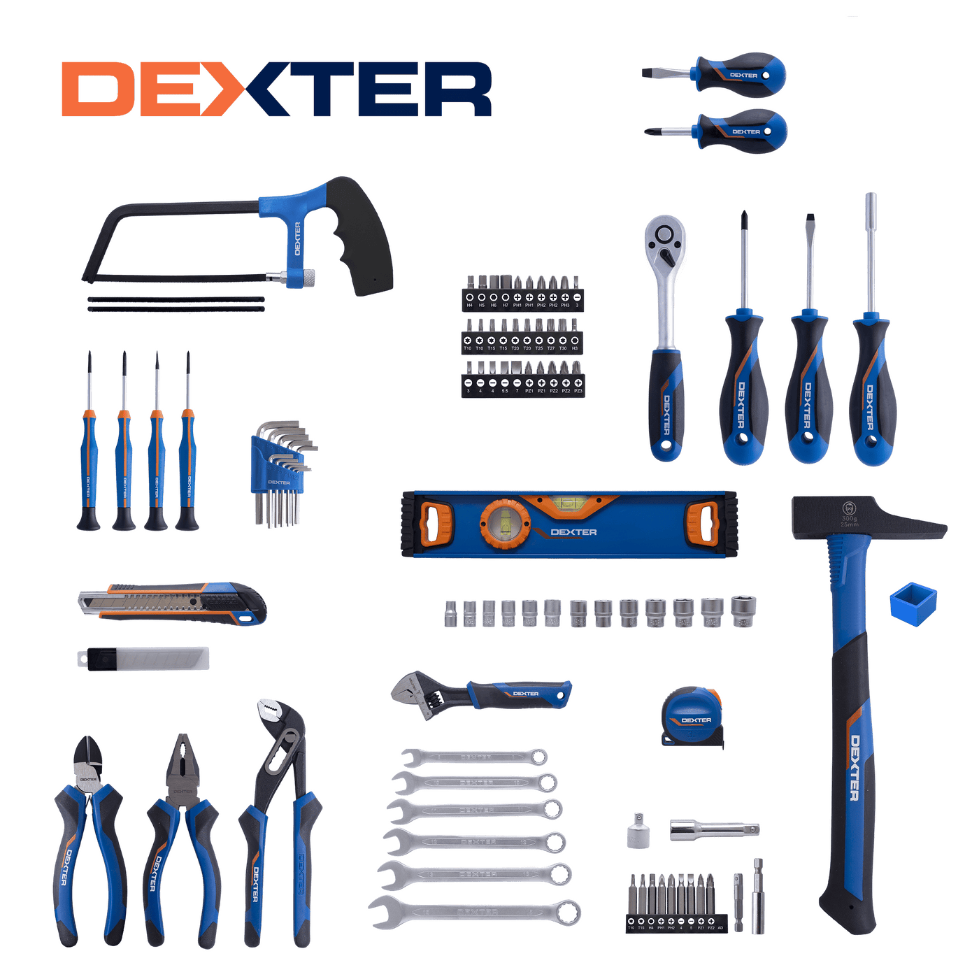 Dexter hand tools, 100-piece set in a box