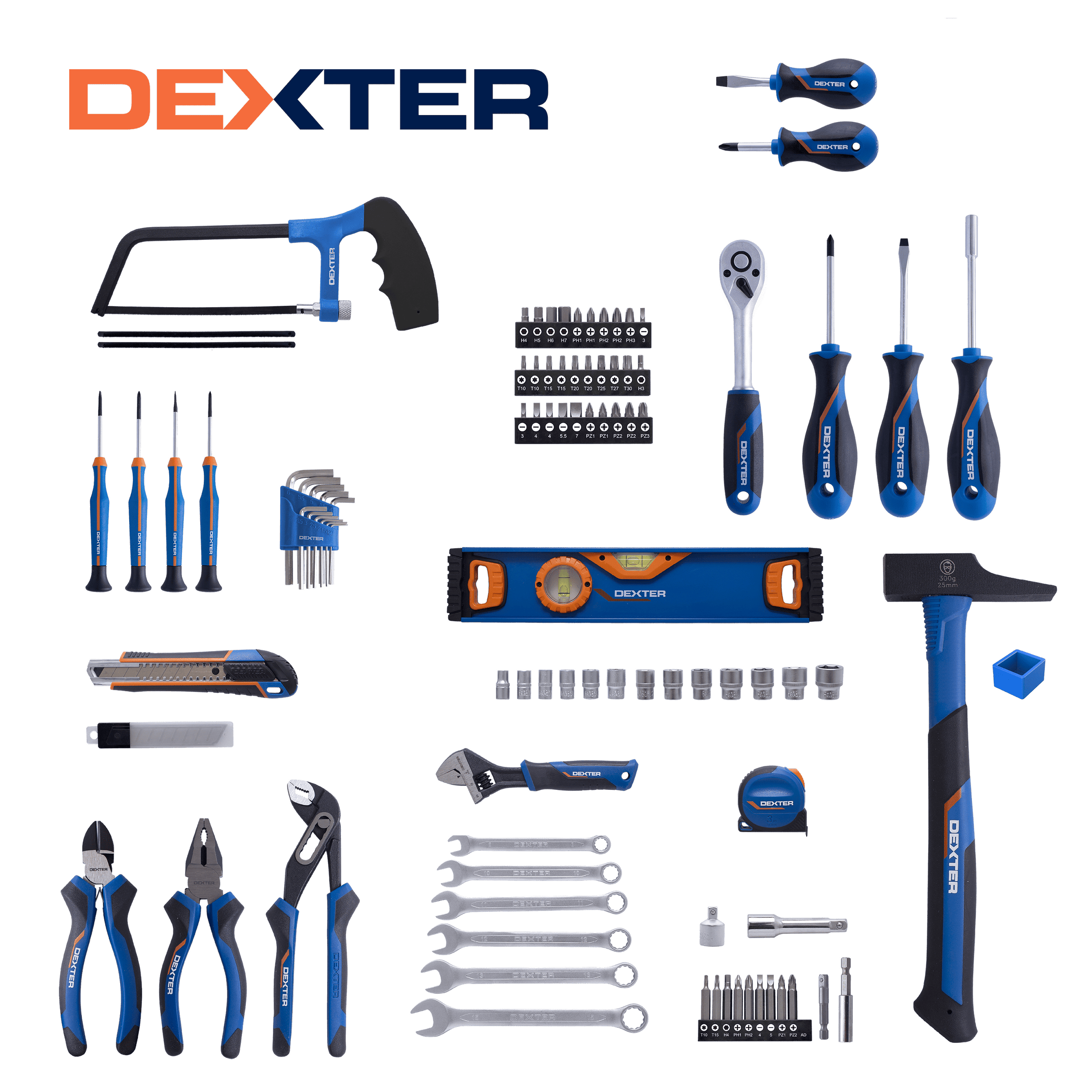 Dexter hand tools, 100-piece set in a box