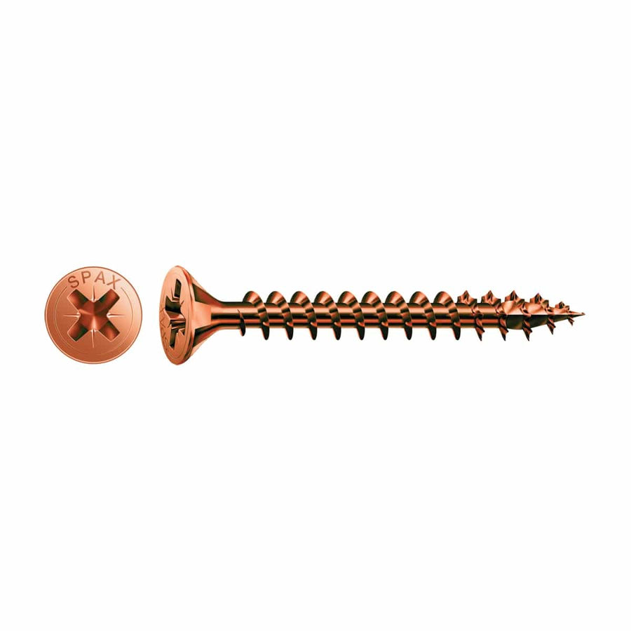 Bricocenter BRONZED POZI SCREWS 5X30 M 50 PCS.