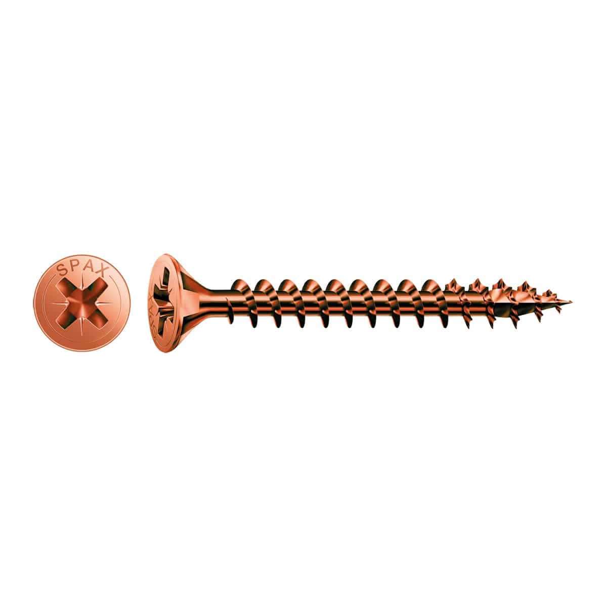 Bricocenter BRONZED POZI SCREWS 4.5X60 L 50 PCS.