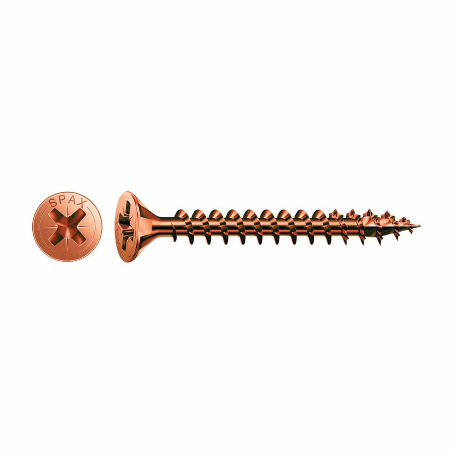 Bricocenter BRONZED POZI SCREWS 4X35 M 50 PCS.