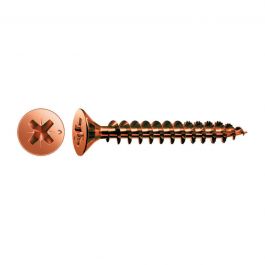 BRONZED POZI SCREWS 3.5X30 S 25 PCS.
