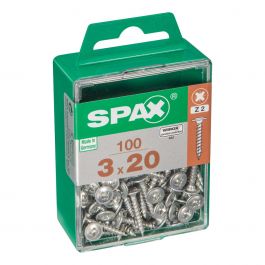 GALVANIZED POZI PAN HEAD SCREWS 3X20 M 1