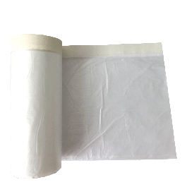 ROTOLO PROTEZIONE PLASTICA SUPER LEGGERA CON NASTRO DEXTER 7MICRON 1,1X25MT