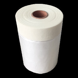 SUPER LIGHT PLASTIC PROTECTION ROLL WITH 7 MICRON DEXTER TAPE 0.55X20MT