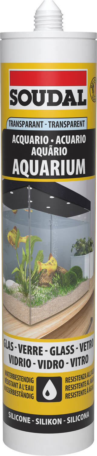 TRANSPARENT AQUARIUM SILICONE 290ML