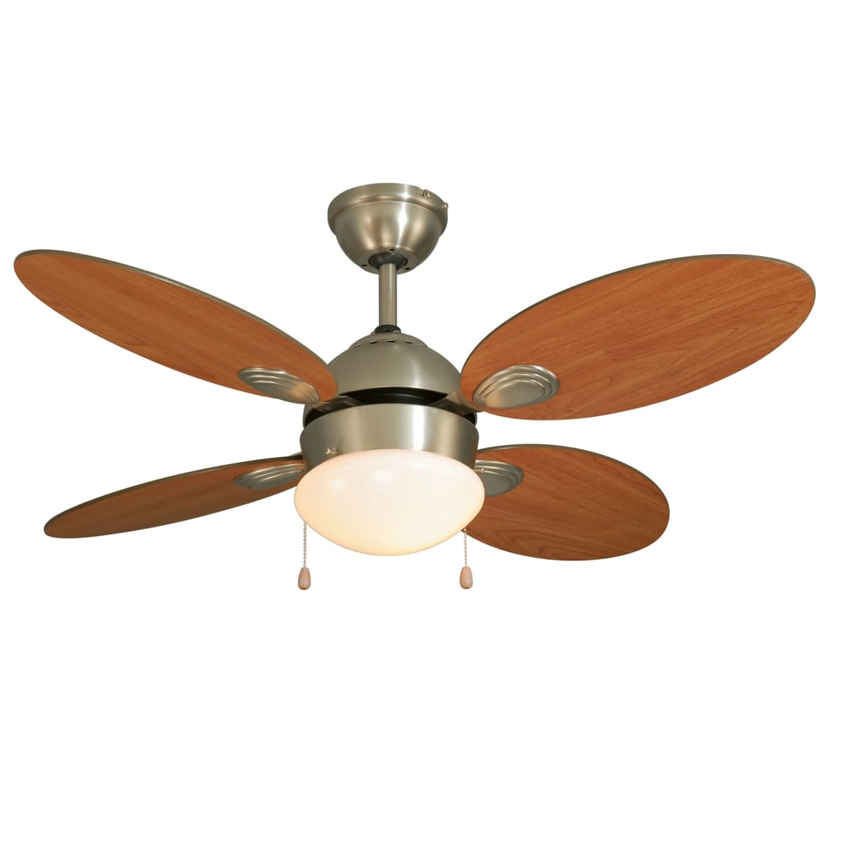 Bricocenter MAURICE CEILING FAN 4 BALE D106 2xE27 CHERRY WOOD