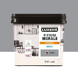 LUXENS WASHABLE GRANITE GREY PAINT 3 1 LITRE