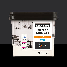 PAINT BLACK BLACK 0 WASHABLE LUXENS 1 LT