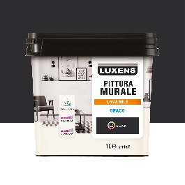 PAINT BLACK BLACK 0 WASHABLE LUXENS 1 LT