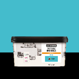 LUXENS WASHABLE MIAMI BLUE PAINT 4 LT