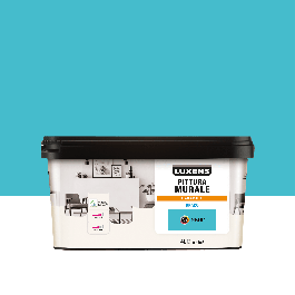 LUXENS WASHABLE MIAMI BLUE PAINT 4 LT