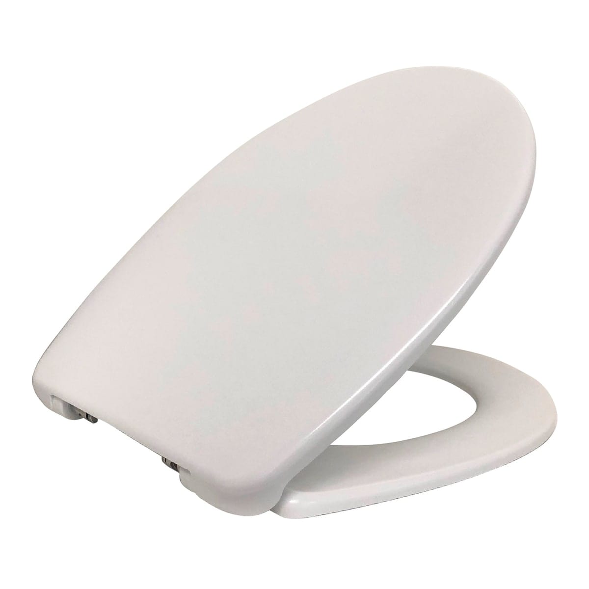 Bricocenter STANDARD WC SEAT SUPERMASSIVE SOFT CLOSE TOP RELEASE WHITE THERMOSETTING