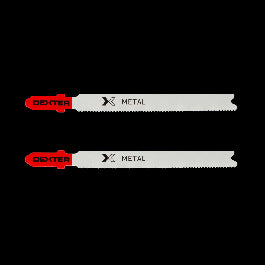 T-SAW BLADE FOR METAL STRAIGHT CUT MILLED TEETH 1-3 MM, 2 PIECES